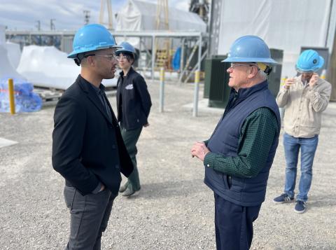 Sen. McNerney tours Heirloom carbon capture facility in Tracy.